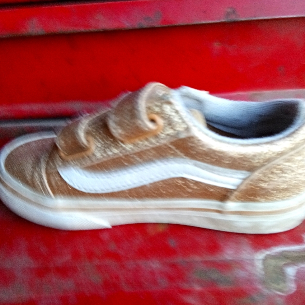 Kids Gold Vans